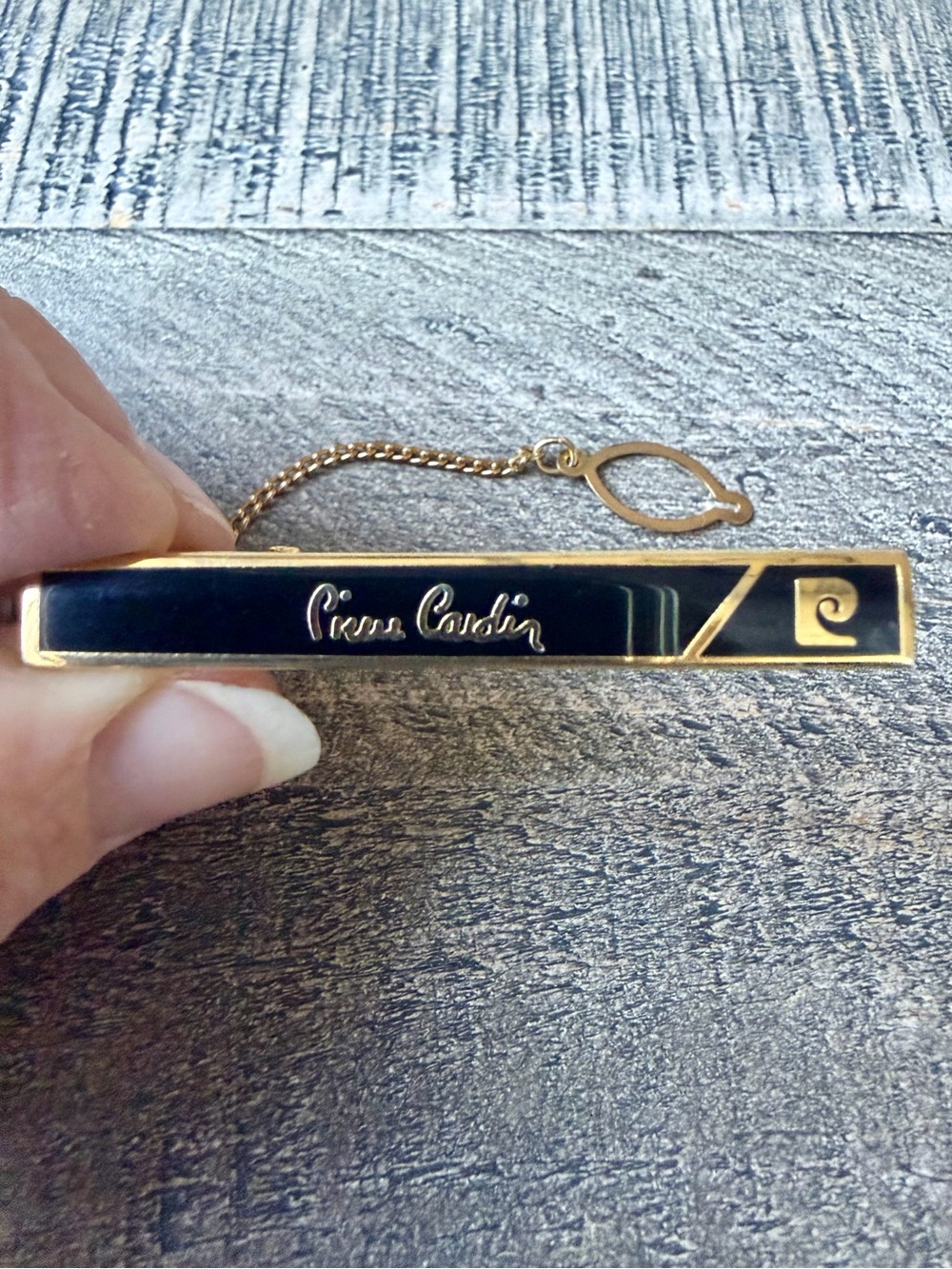 Vintage Pierre Cardin 24K GF Tie Clip